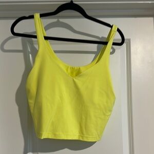 lululemon athletica Yellow Tank Top